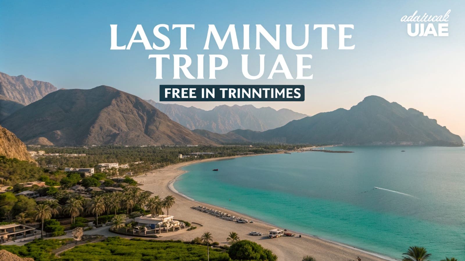 Travel Insurance for Last-Minute Trips from the UAE